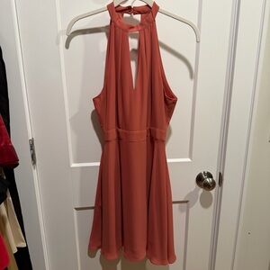 Express Halter Dress Pink Size 4